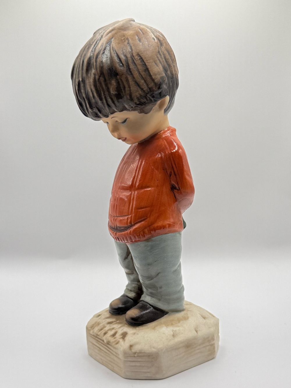 Moppets 1971 Fran Mar Shy Boy Figurine